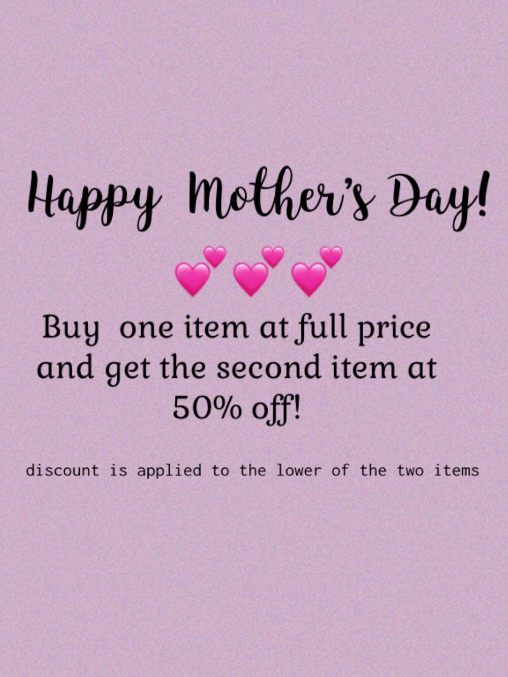 Mother's Day Promotion